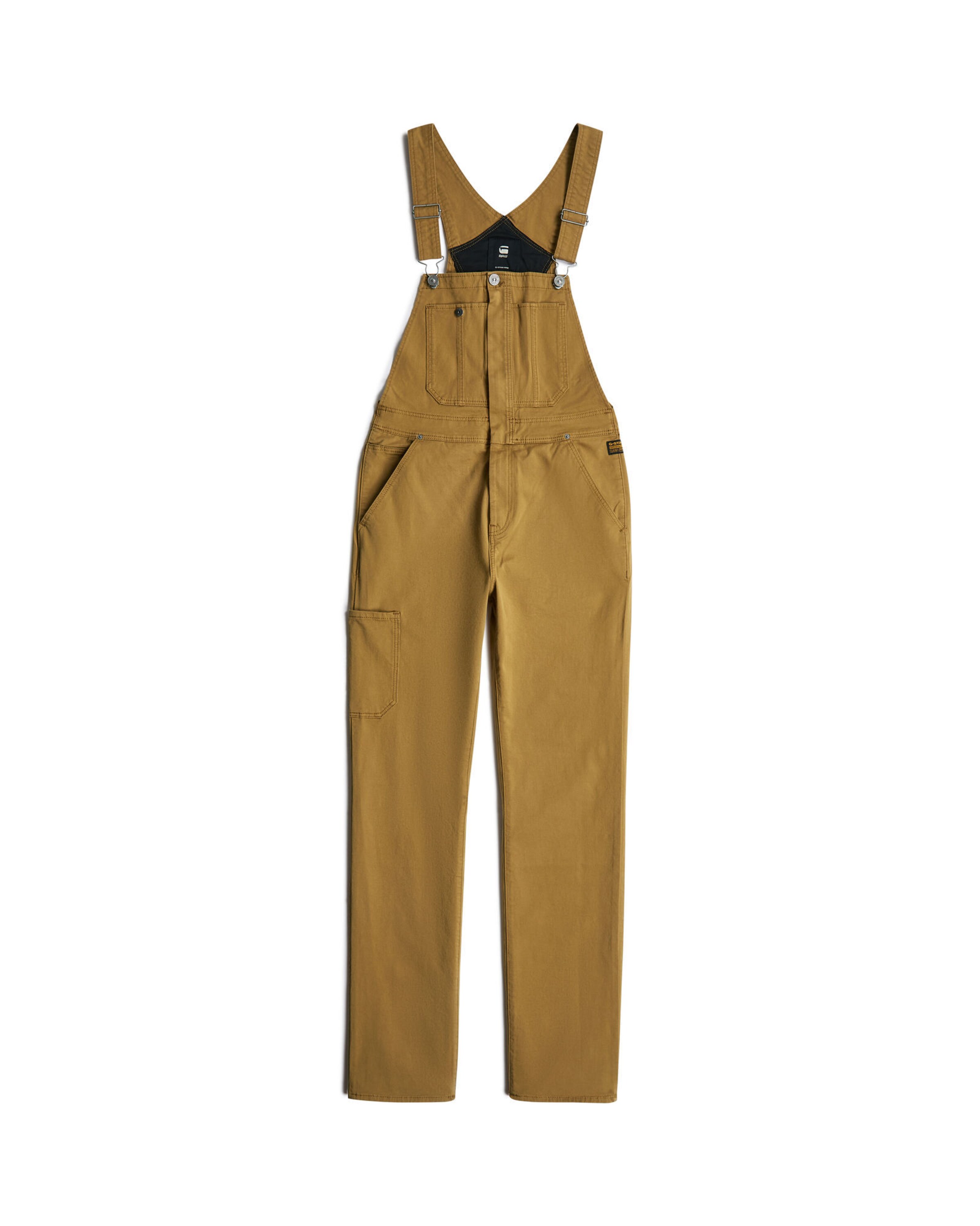 G-STAR Jumpsuit 'Dungaree' in Geel: voorkant