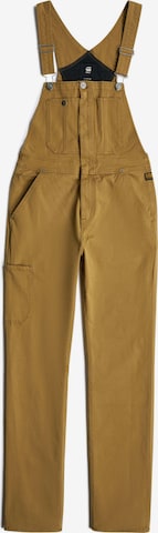 G-STAR Jumpsuit 'Dungaree' in Geel: voorkant