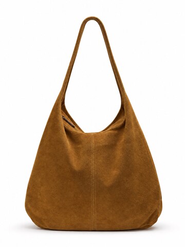 lePelou Handbag 'MILA' in Brown: front