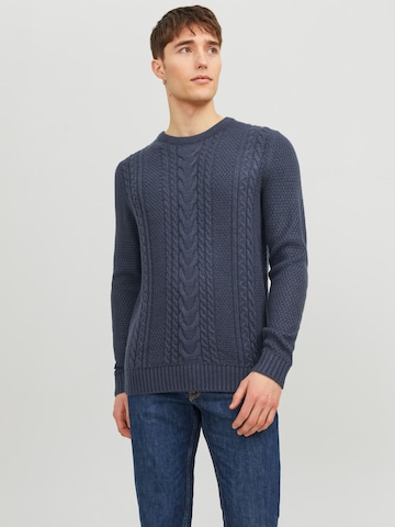 JACK & JONES Trui 'Craig' in Blauw: voorkant