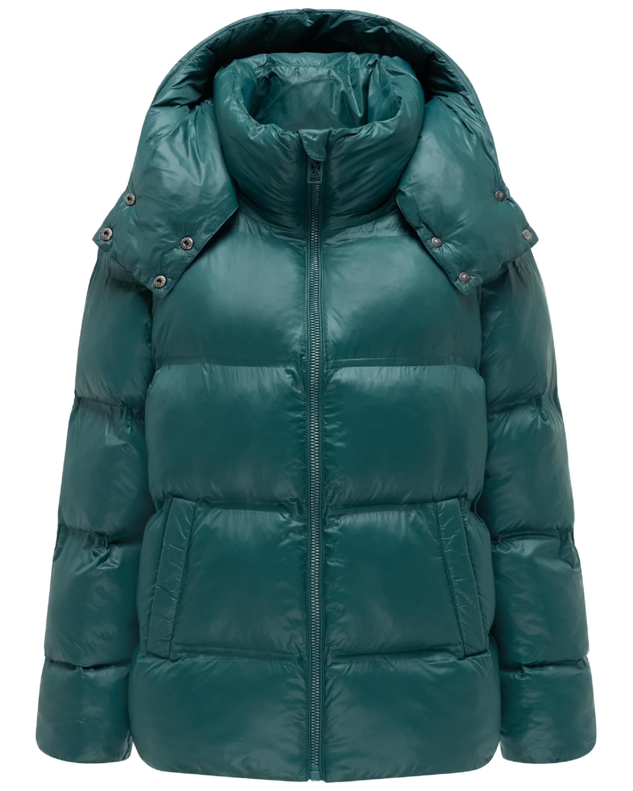 NAVAHOO Winterjas in Groen: voorkant