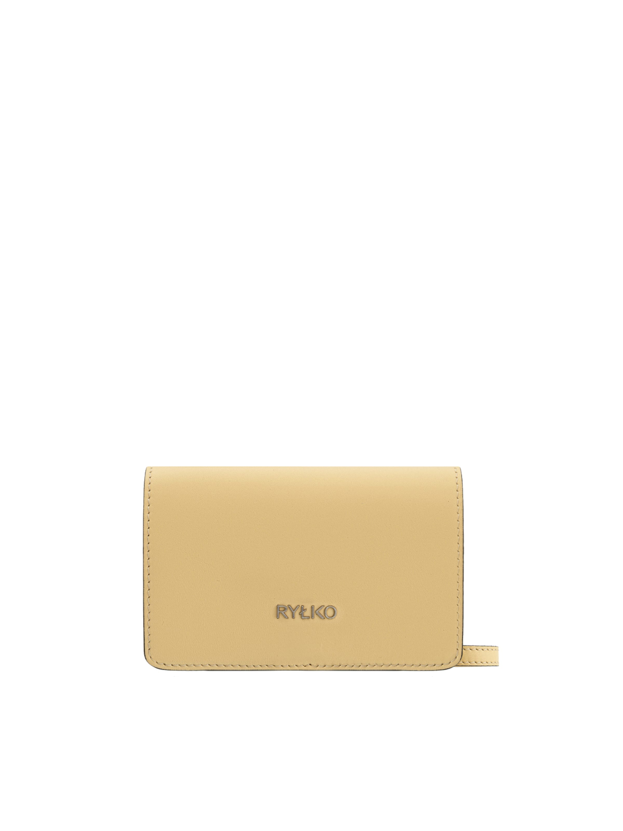 RYLKO Clutch in Gelb: Vorderseite