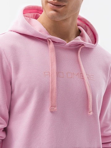 Sweat-shirt 'B1351' Ombre en rose