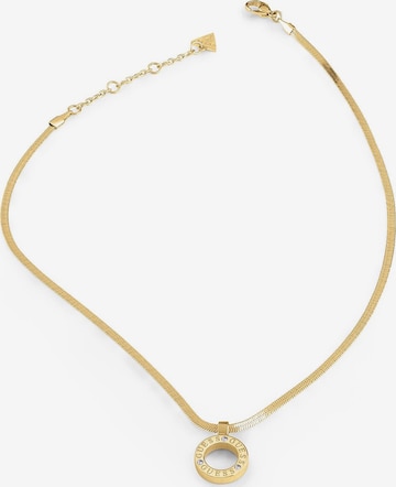 GUESS Necklace 'Circle lights' in Gold: front