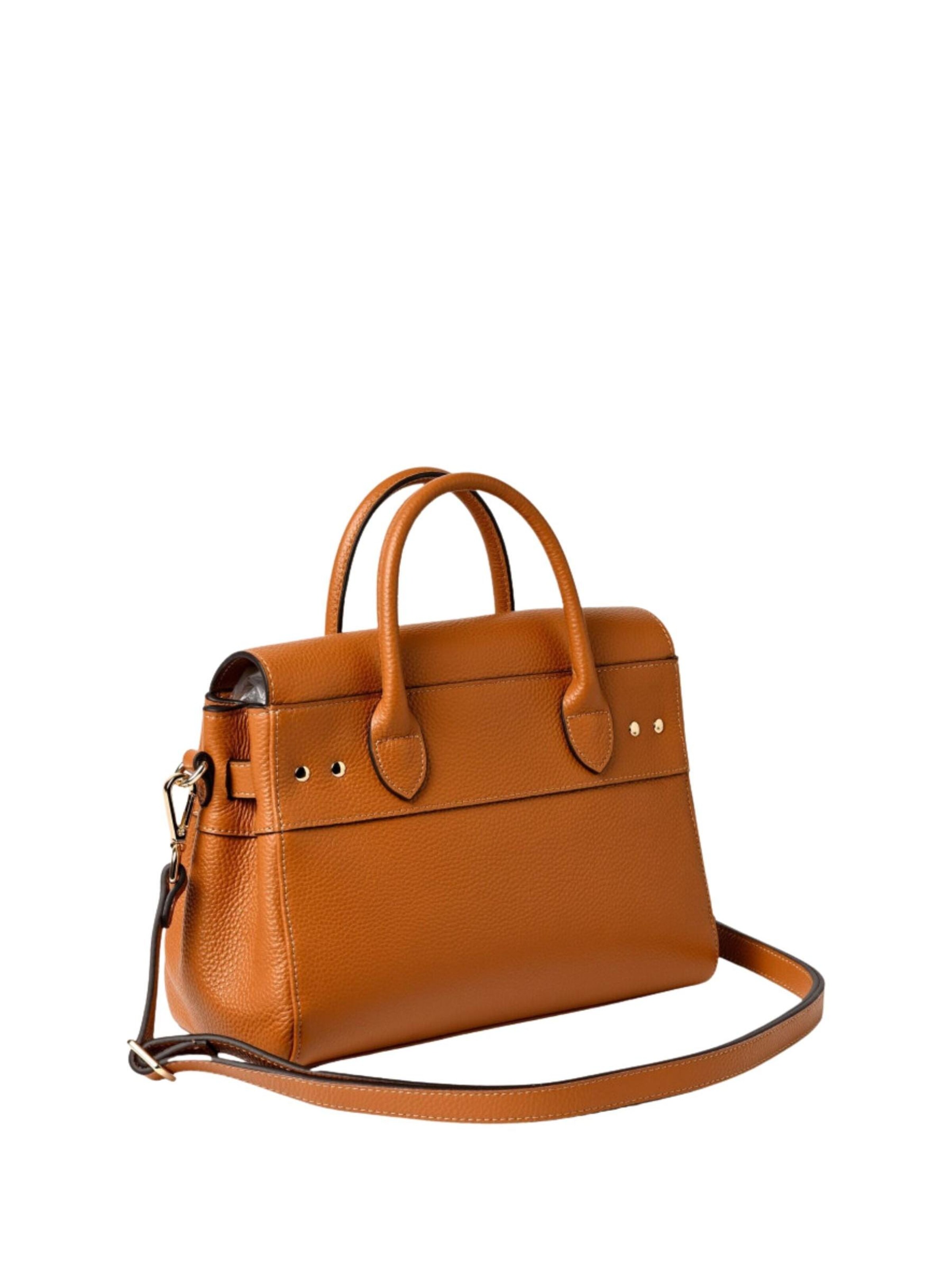 MAC DOUGLAS Handtas 'Mac Douglas Sacs À Main MIX Pylad Alba Cuir Marron' in Bruin