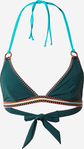 Banana Moon Triangel Bikinitop in Groen: voorkant