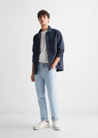 MANGO TEEN Between-Season Jacket 'Over2' in Blue