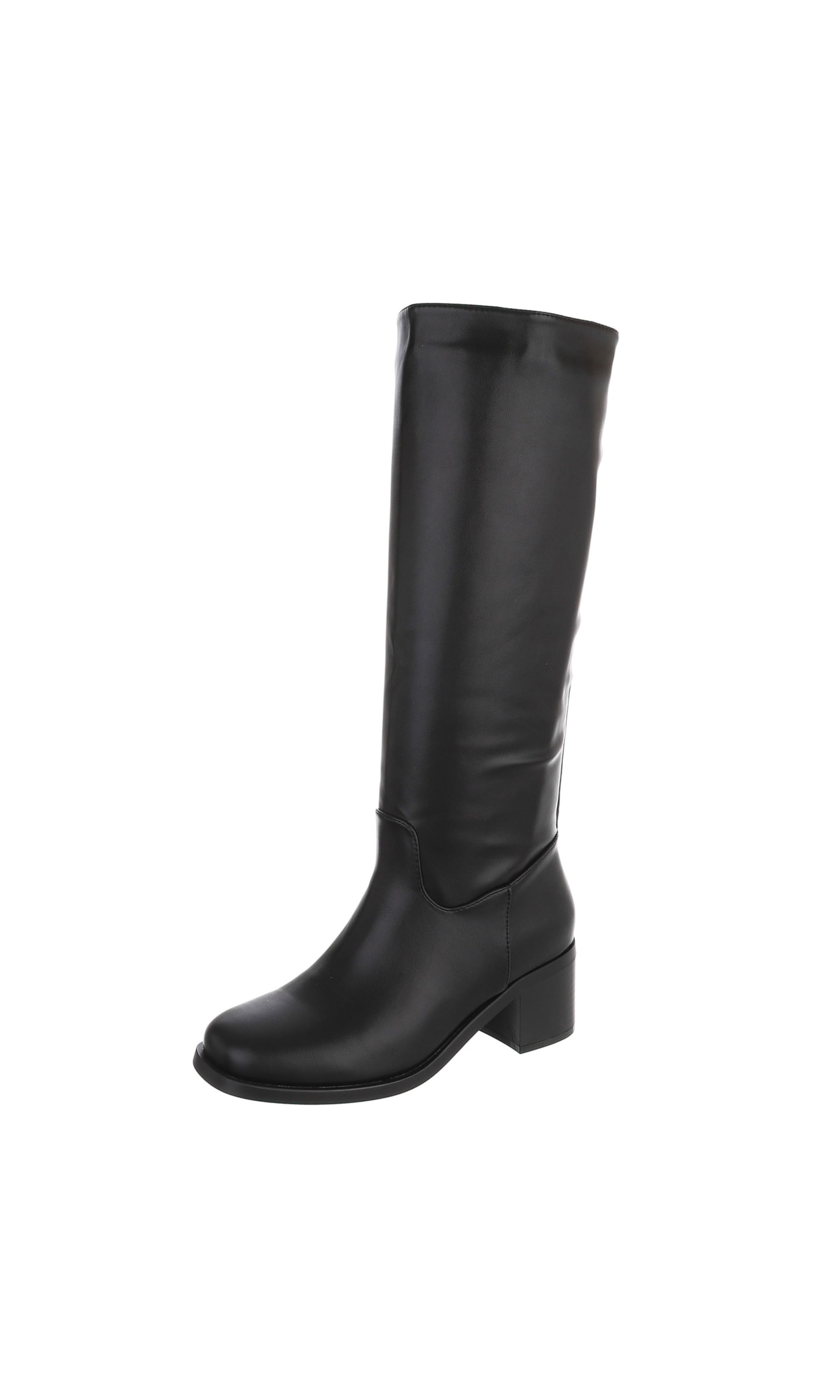 Ital-Design Boots in Black: front