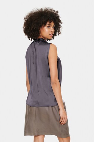 SAINT TROPEZ - Blusa 'Aileen' em roxo