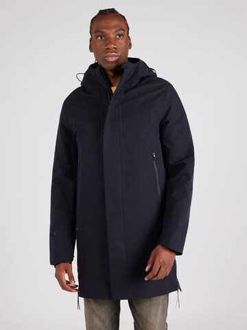 Manteau d’hiver 'PLANCK' Krakatau en noir : devant