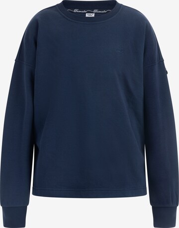 Sweat-shirt 'Idem' DreiMaster Vintage en bleu : devant