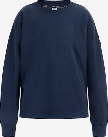 Sweat-shirt 'Idem' DreiMaster Vintage en bleu : devant