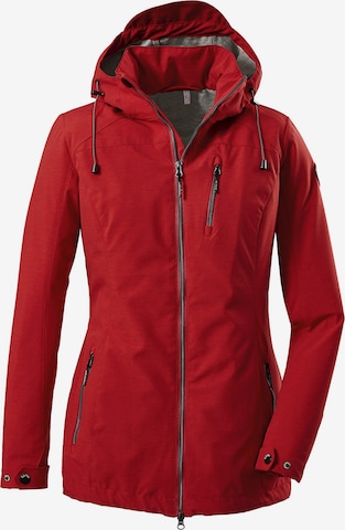 G.I.G.A. DX by killtec Outdoor Jacket 'Solena' in Red: front