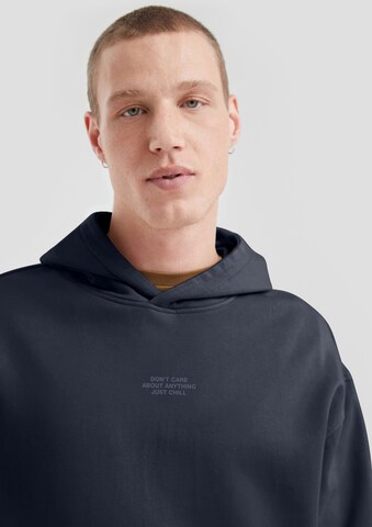 Sweat-shirt QS en bleu