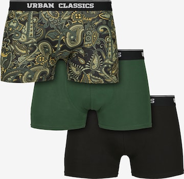 Urban Classics Boxershorts in Groen: voorkant