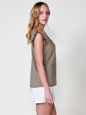 KOROSHI Shirt in Grün