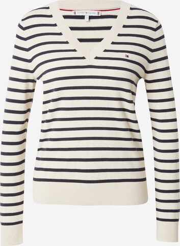 TOMMY HILFIGER Pullover in Beige: predná strana