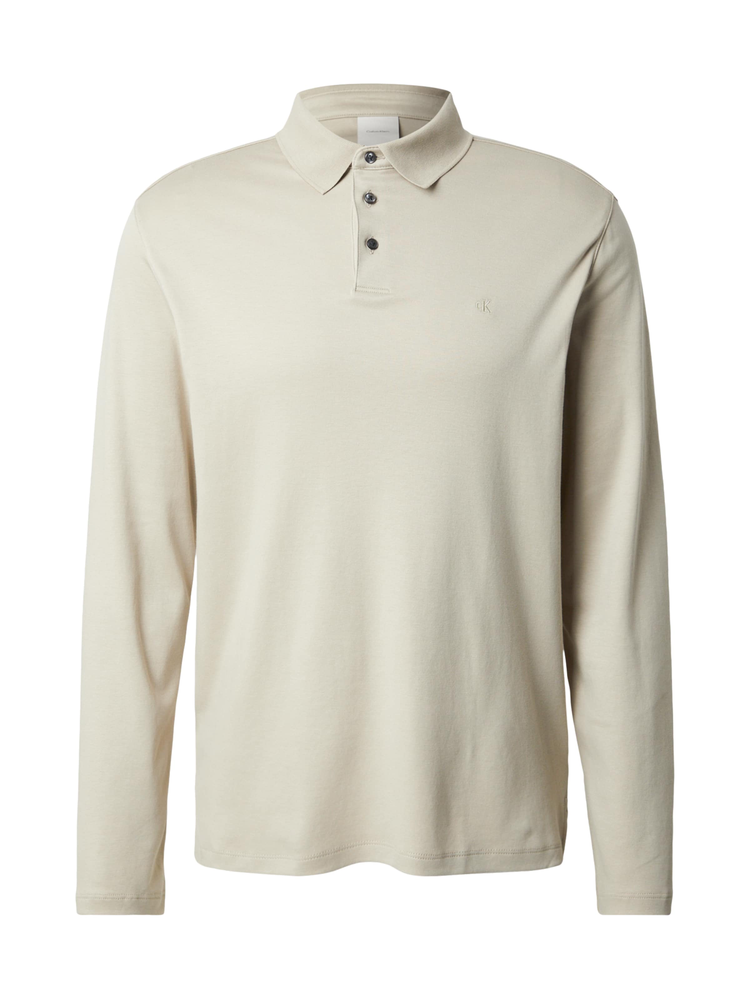 T-Shirt Calvin Klein en marron : devant