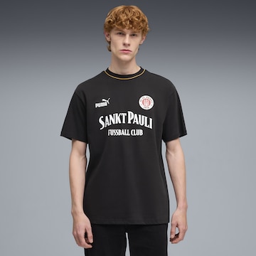 PUMA Performance Shirt 'FC St. Pauli' in Black: front