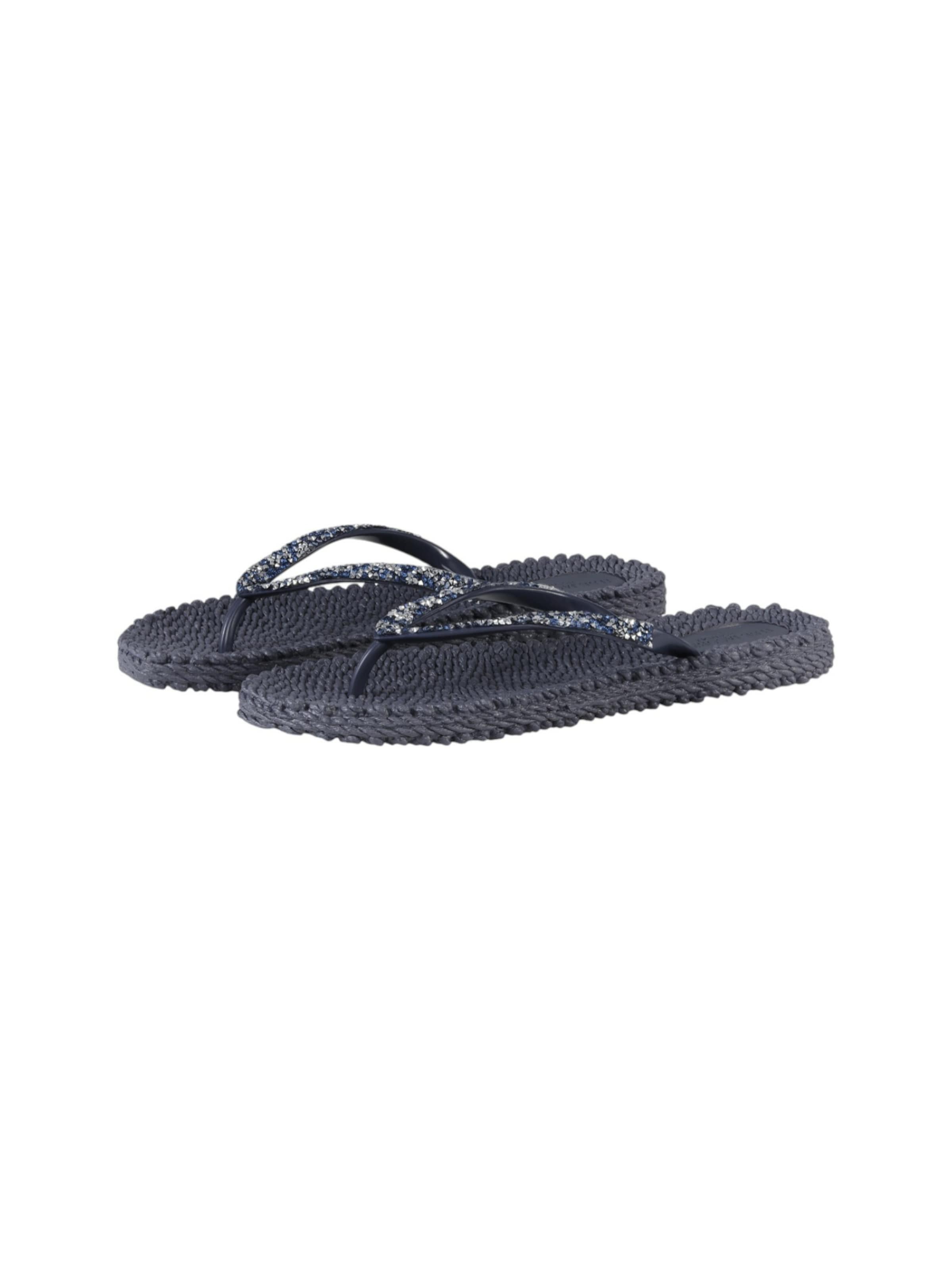 ILSE JACOBSEN Teenslipper 'Cheerful 03G' in Blauw