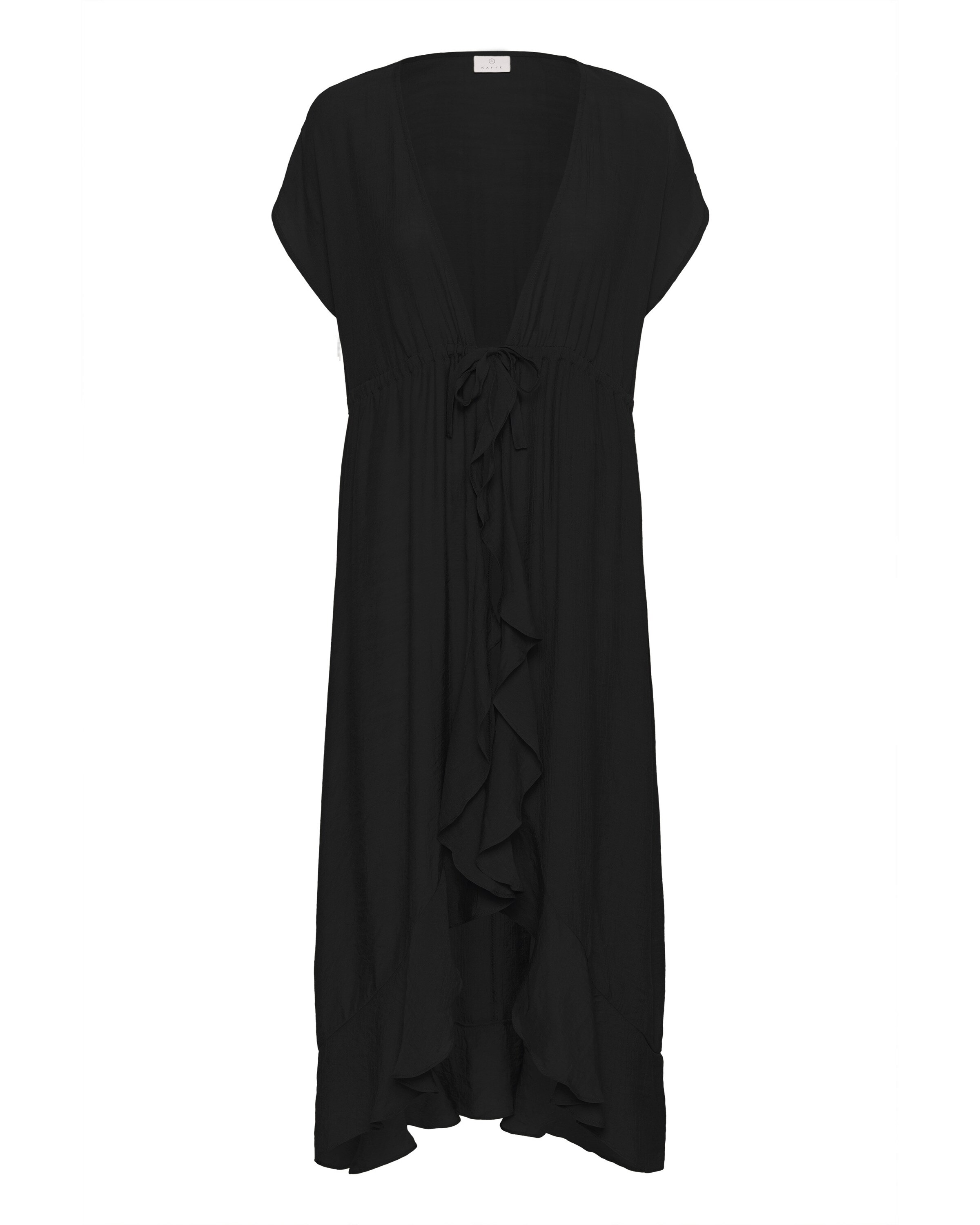 Kaffe Kleid 'Bay' in Schwarz: Vorderseite