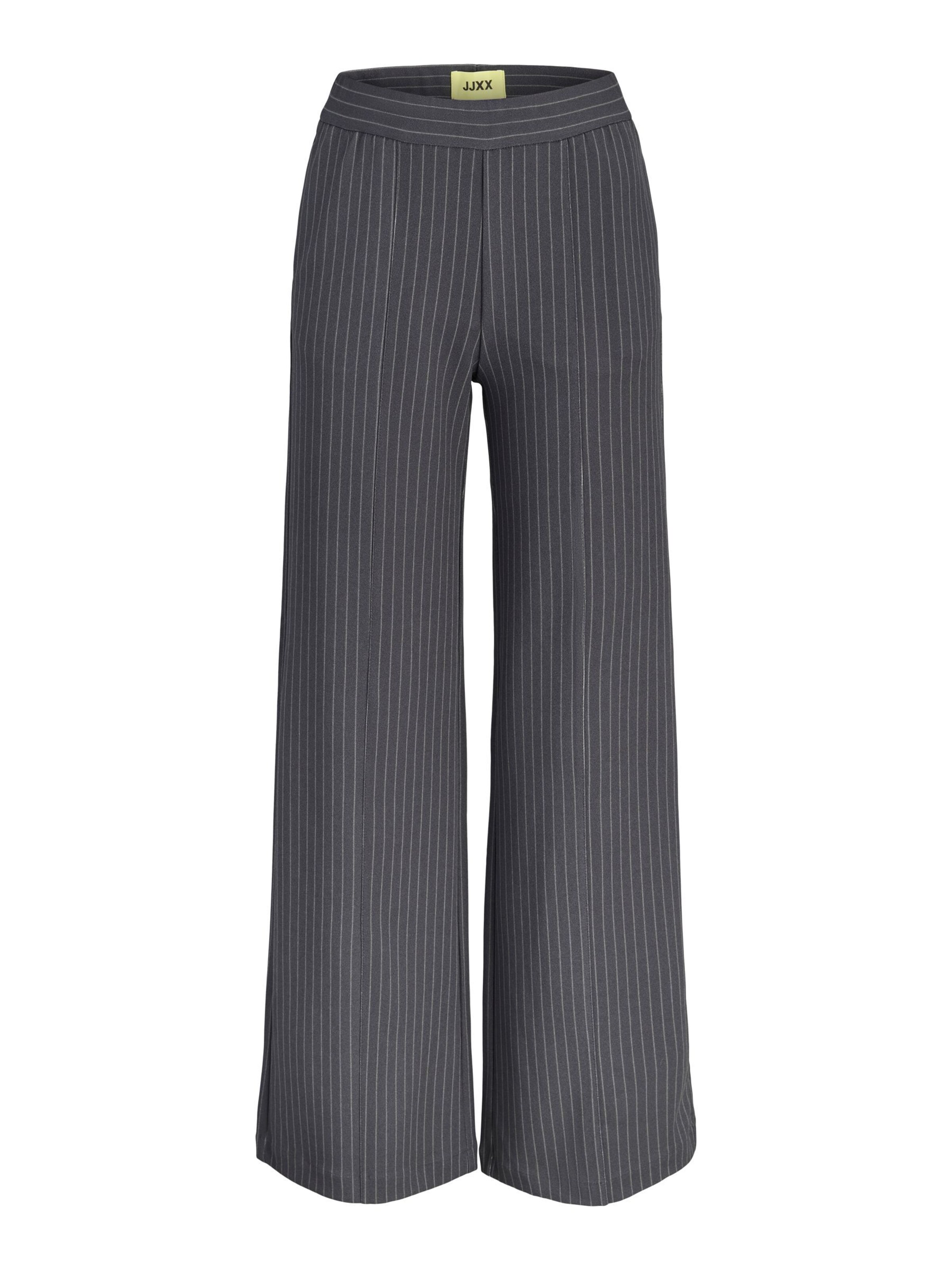JJXX Regular Broek 'JXIda Nancy' in Grijs: voorkant