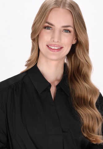 DreiMaster Klassik - Vestido camisero 'Classic Look' en negro