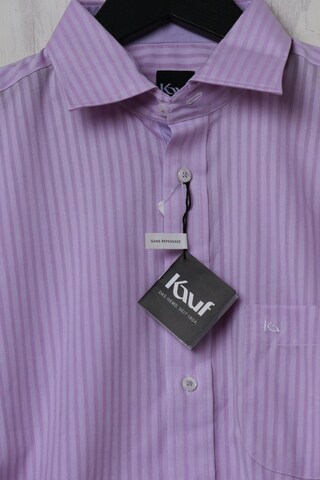 KAUF Button Up Shirt in M in Purple