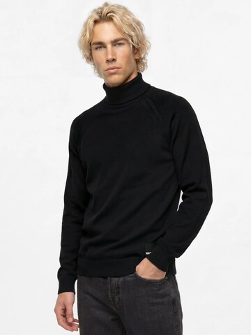 KARL LAGERFELD JEANS - Jersey en negro: frente