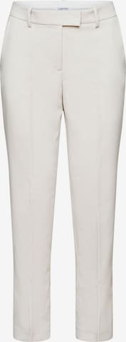 ESPRIT Regular Pleated Pants in Beige: front