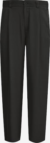 Coupe slim Pantalon à pince ' Fruet ' Carlo Colucci en noir : devant