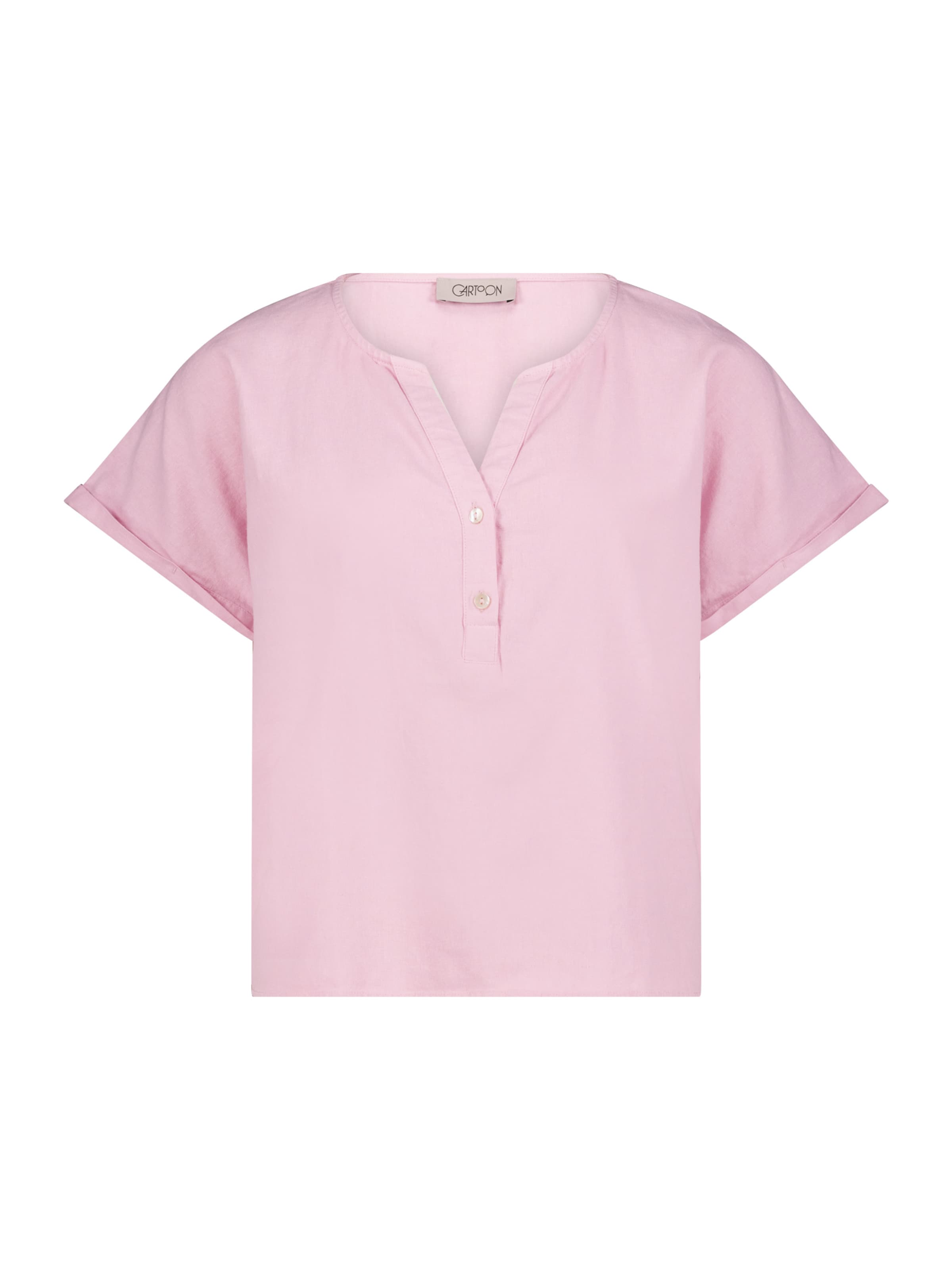 Cartoon Blouse in Roze: voorkant