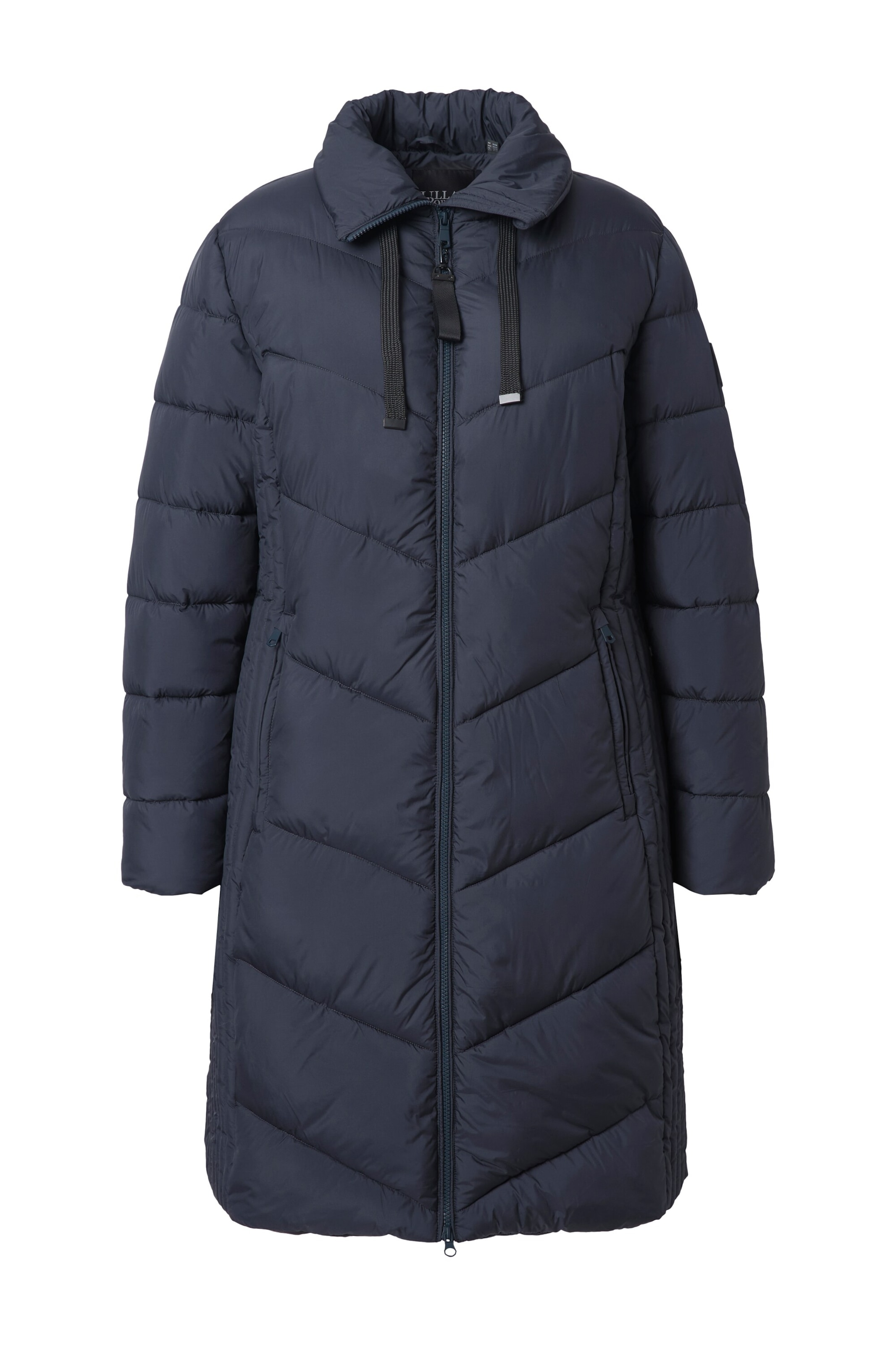 Ulla Popken Winter Jacket in Blue: front