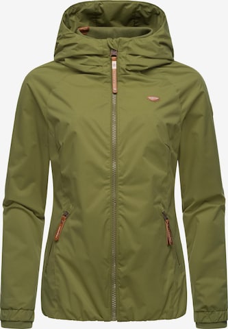 Ragwear Performance Jacket 'Dizzie' in Green: front