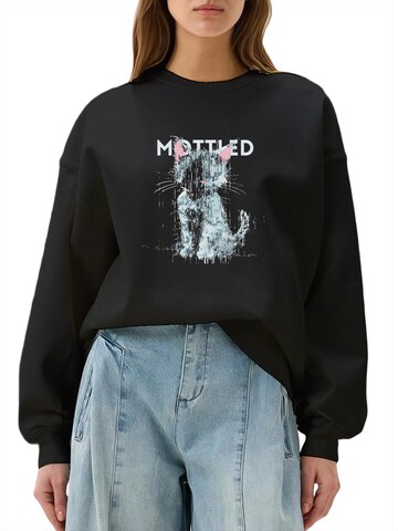 GORHEY - Sudadera 'INS Style' en negro: frente