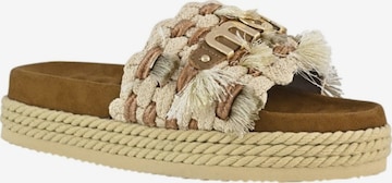 Mule MOU en beige : devant