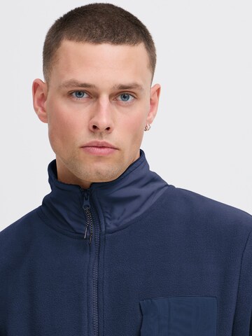 Giacca di pile ' BHBROOKS Sweatshirt zipp thru ' di BLEND in blu