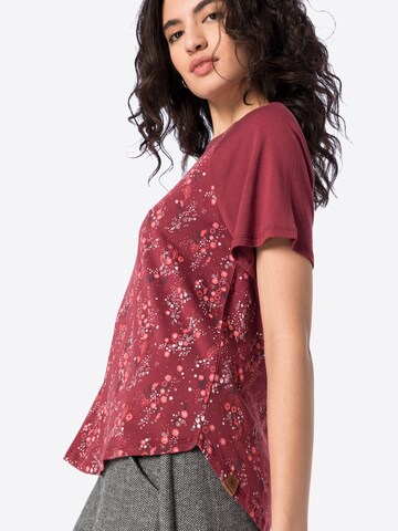 Ragwear T-Shirt 'MEENA' in Rot