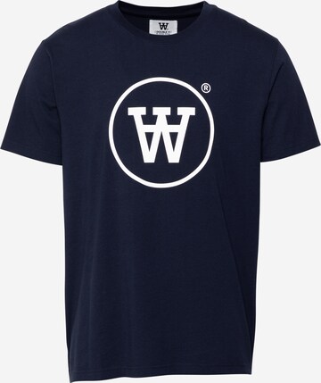 WOOD WOOD Shirt 'Ace' in Blauw: voorkant