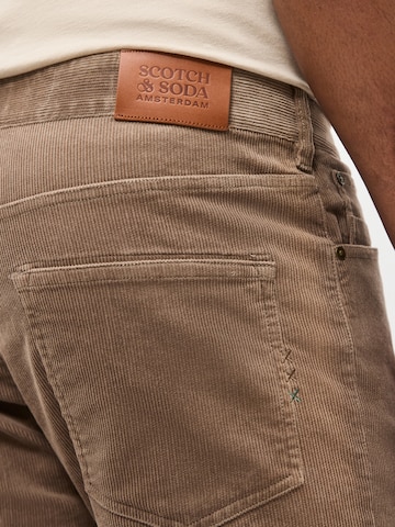 SCOTCH & SODA Štandardný strih Nohavice 'Ralston' - Hnedá