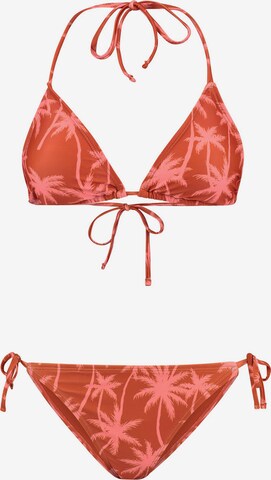 Shiwi Triangel Bikini 'LIZ' in Bruin: voorkant