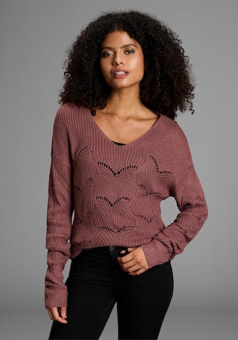LAURA SCOTT Sweater in Pink: front