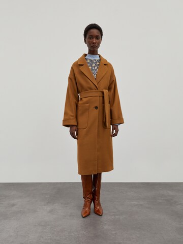 EDITED Between-seasons coat 'Santo' in Brown