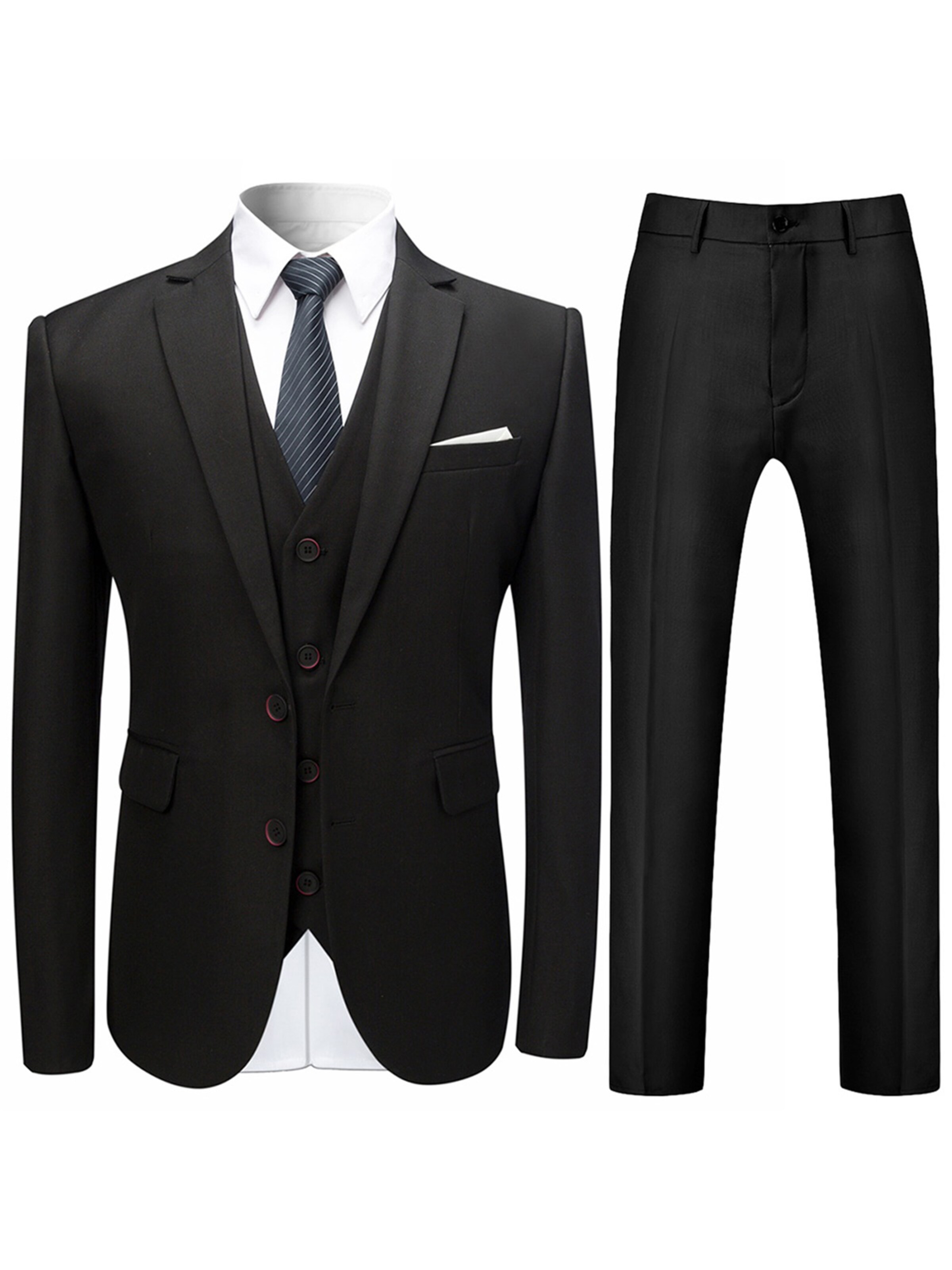 Youthup Suit in Black, Item view