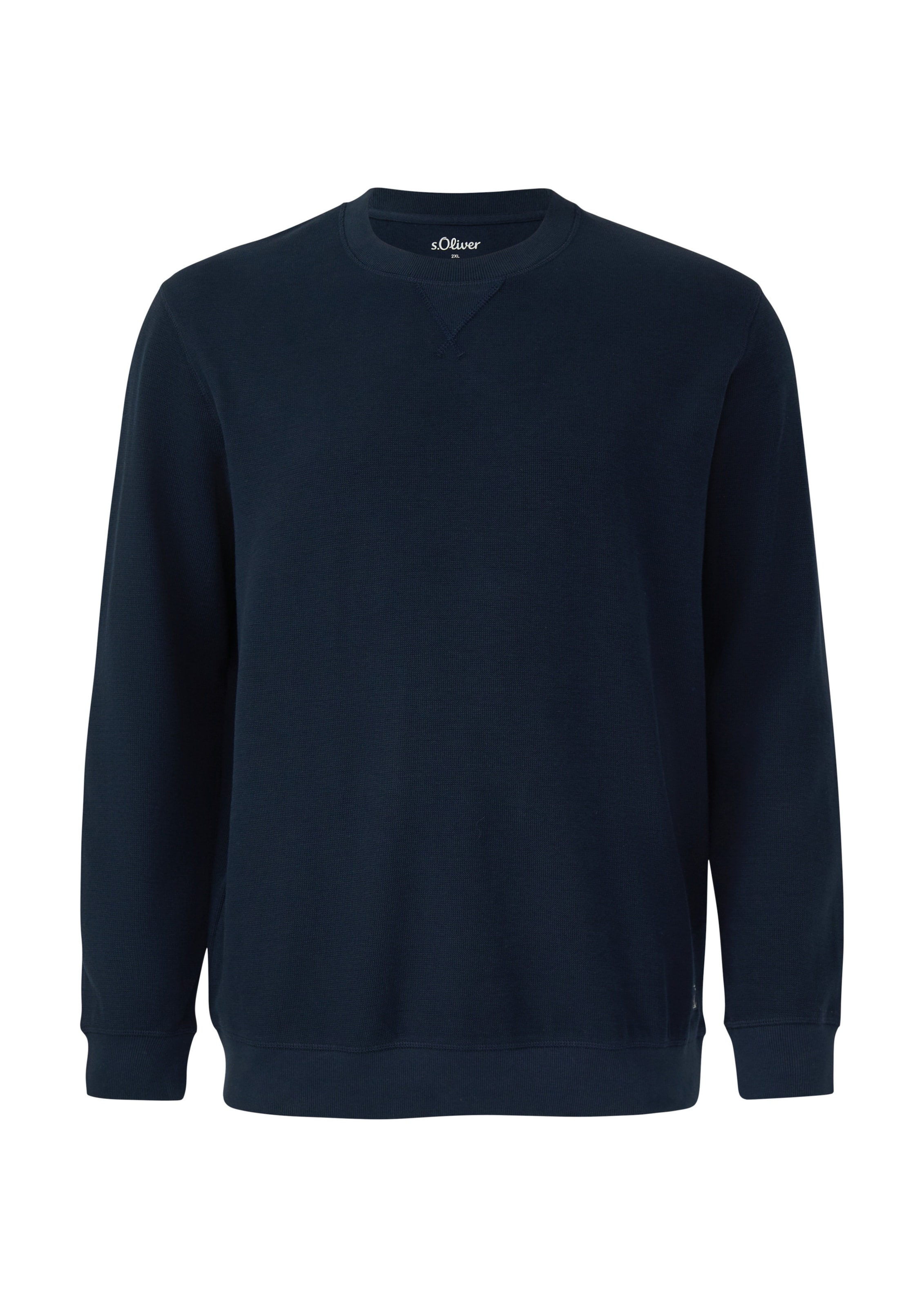 Sweat-shirt s.Oliver en bleu : devant