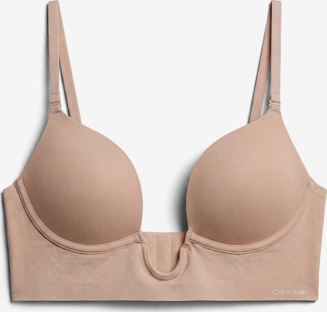 Push-up Soutien-gorge Calvin Klein en rose : devant