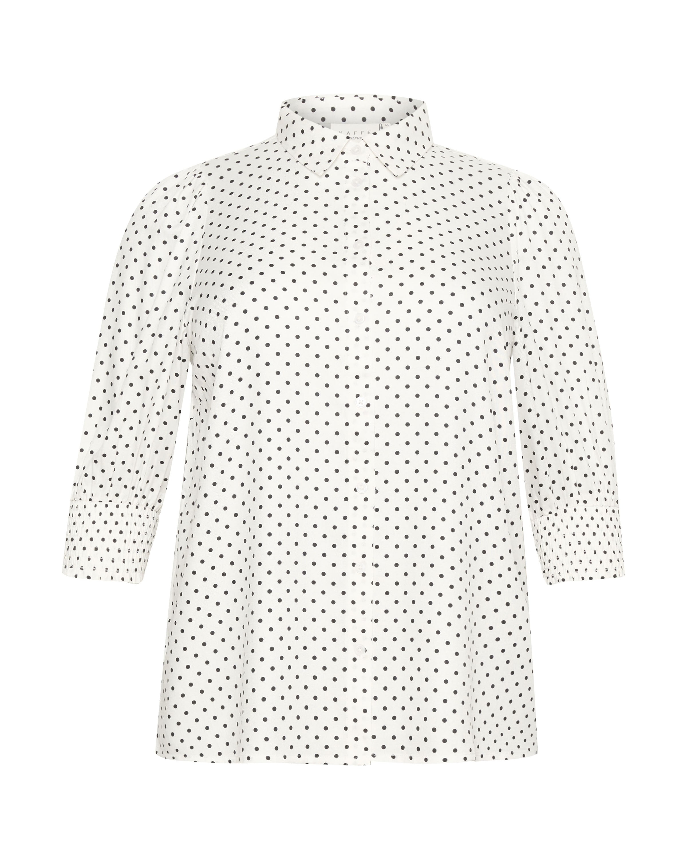 KAFFE CURVE Μπλούζα 'KC Thori' σε λευκό: μπροστά