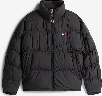 melns Tommy Jeans Ziemas jaka 'ALASKA': no priekšpuses