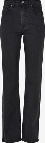 Urban Classics Regular Jeans in Black: front