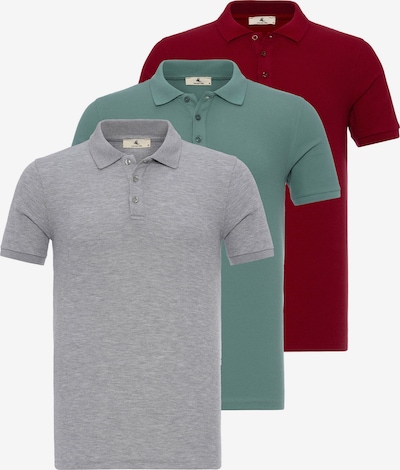 Daniel Hills Tričko - svetlosivá / smaragdová / rubínová, Produkt